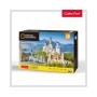 National Geographic Puzzle 3D si brosura 28 pagini Castelul Neuschwanstein 121 piese